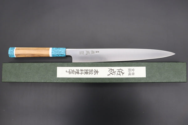 Sukenari Wa Sujihiki SCL-383 ZDP189 Wa Sujihiki 270mm (10.6 inch) Custom Limited Edition, Sukenari ZDP-189 Clad Wa Sujihiki 270mm (10.6 inch, SCL-383)