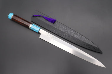 Sukenari Yanagiba SCL-443 SG-II Yanagiba 270mm (10.6inch) / Right Handed Custom Limited Edition, Sukenari Special Steel Series SG-II Hon Kasumi Yanagiba 270mm (10.6 inch, Single Bevel Edge, SCL-443)