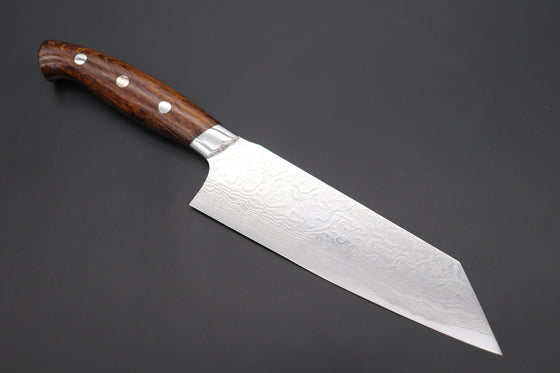 Takeshi Saji Bunka SNRD-4I Bunka 180mm Takeshi Saji R-2 Custom Diamond Damascus Wild Series New Design SNRD-4I Bunka180mm (Ironwood Handle)