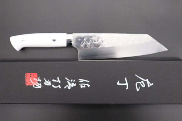 Takeshi Saji Bunka Takeshi Saji SRS-13 Custom Series Bunka 175mm (6.8 inch, White Corian Handle)