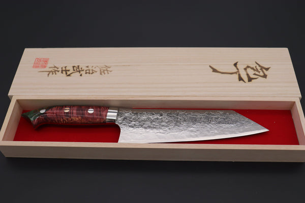 Takeshi Saji Bunka Takeshi Saji SUMMIT ― Limited Edition Custom Series Designed By Nomura SMT-574 R-2 Custom Damascus Bunka 175mm (6.8 Inch)