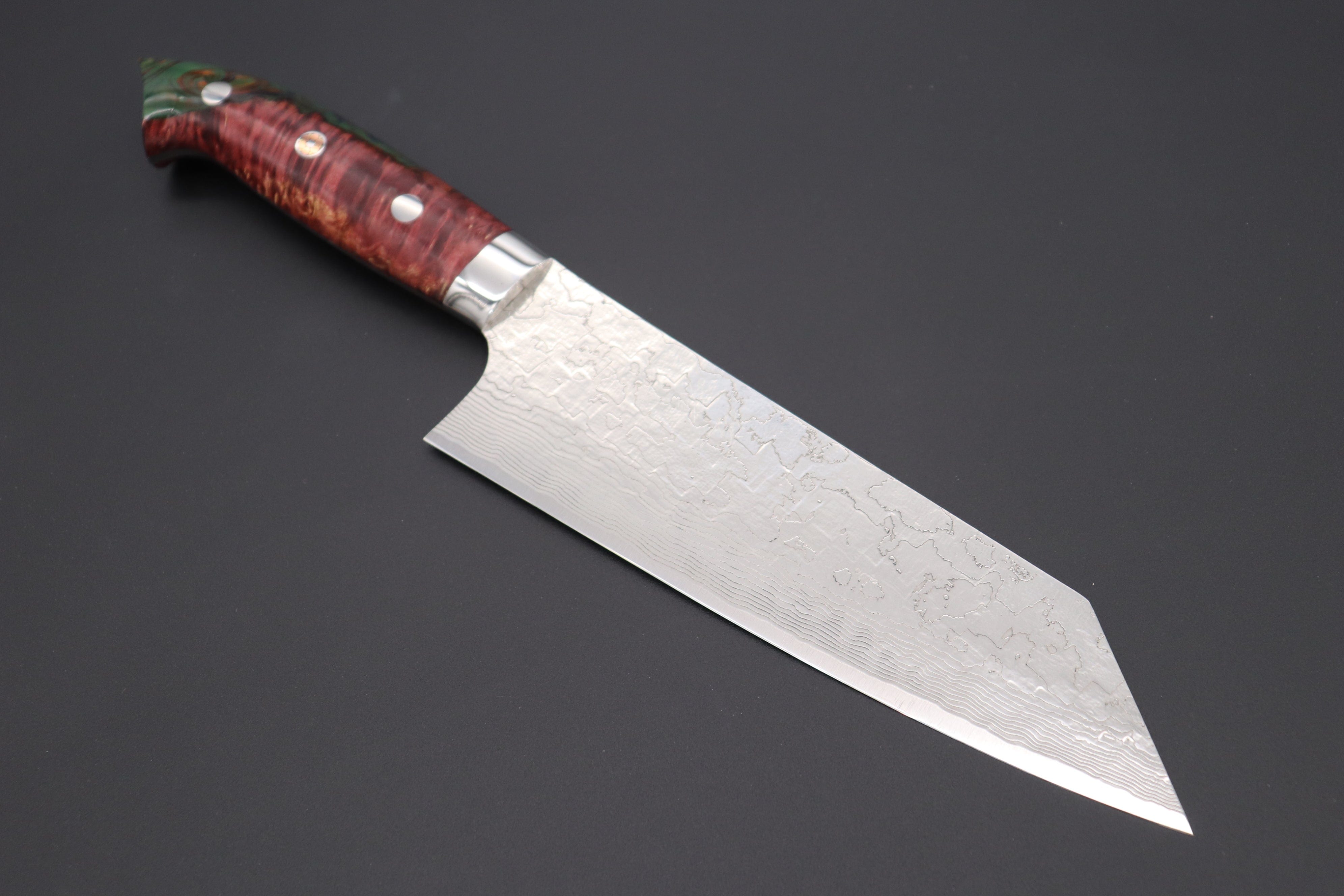 Takeshi Saji R-2 Custom Damascus Wild Series Bunka Knife