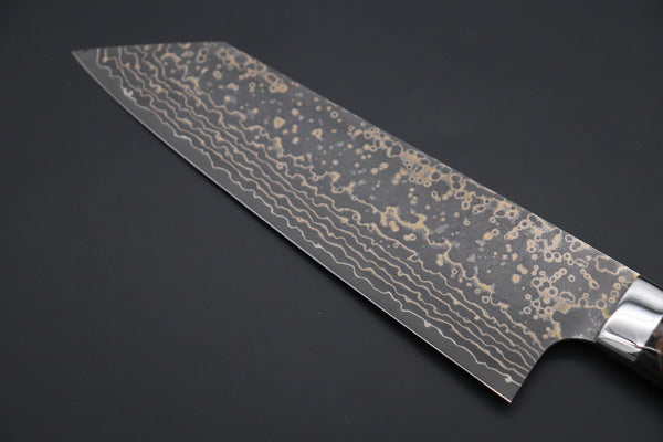 Takeshi Saji Bunka Takeshi Saji SUMMIT ― Limited Edition Custom Series SMT-1044 VG-10W Multi-Colored Golden-Rainbow Damascus Bunka 175mm (6.8 Inch)