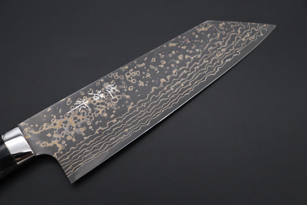 Takeshi Saji Bunka Takeshi Saji SUMMIT ― Limited Edition Custom Series SMT-1044 VG-10W Multi-Colored Golden-Rainbow Damascus Bunka 175mm (6.8 Inch)
