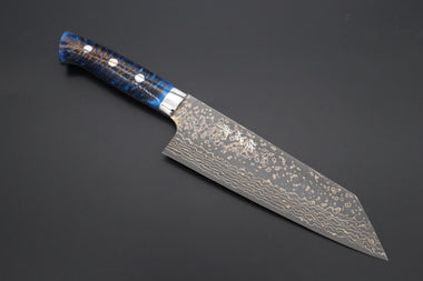 Takeshi Saji Bunka Takeshi Saji SUMMIT ― Limited Edition Custom Series SMT-1045 VG-10W Multi-Colored Golden-Rainbow Damascus Bunka 175mm (6.8 Inch)