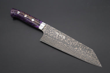 Takeshi Saji Bunka Takeshi Saji SUMMIT ― Limited Edition Custom Series SMT-1046 VG-10W Multi-Colored Golden-Rainbow Damascus Bunka 175mm (6.8 Inch)