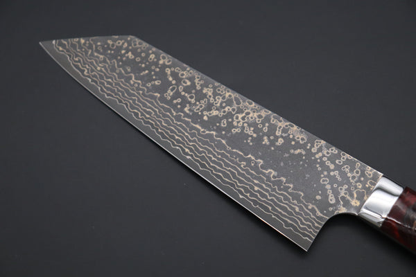 Takeshi Saji Bunka Takeshi Saji SUMMIT ― Limited Edition Custom Series SMT-1047 VG-10W Multi-Colored Golden-Rainbow Damascus Bunka 175mm (6.8 Inch)