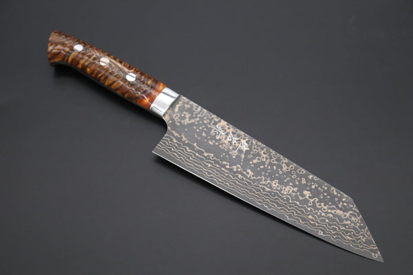Takeshi Saji Bunka Takeshi Saji SUMMIT ― Limited Edition Custom Series SMT-1048 VG-10W Multi-Colored Golden-Rainbow Damascus Bunka 175mm (6.8 Inch)
