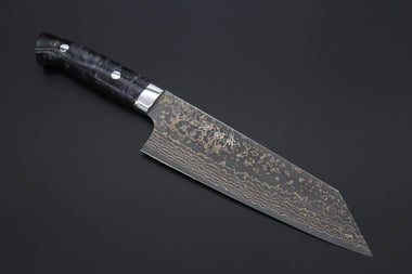 Takeshi Saji Bunka Takeshi Saji SUMMIT ― Limited Edition Custom Series SMT-1075 VG-10W Multi-Colored Golden-Rainbow Damascus Bunka 175mm (6.8 Inch)