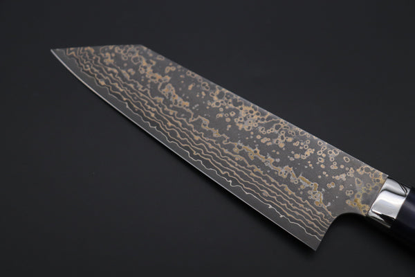 Takeshi Saji Bunka Takeshi Saji SUMMIT ― Limited Edition Custom Series SMT-1080 VG-10W Multi-Colored Golden-Rainbow Damascus Bunka 175mm (6.8 Inch)