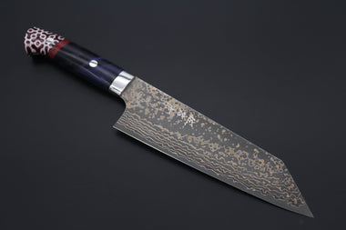 Takeshi Saji Bunka Takeshi Saji SUMMIT ― Limited Edition Custom Series SMT-1080 VG-10W Multi-Colored Golden-Rainbow Damascus Bunka 175mm (6.8 Inch)