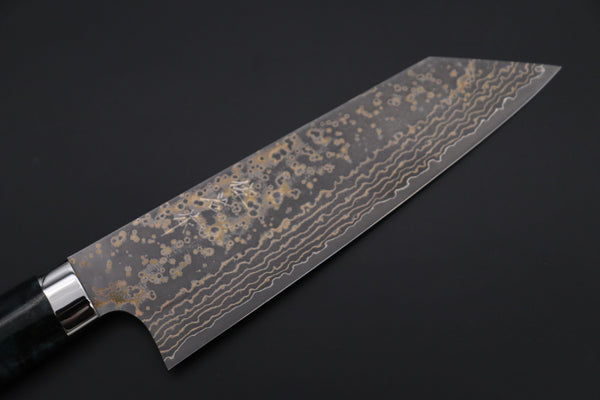 Takeshi Saji Bunka Takeshi Saji SUMMIT ― Limited Edition Custom Series SMT-1151 VG-10W Multi-Colored Golden-Rainbow Damascus Bunka 175mm (6.8 Inch)