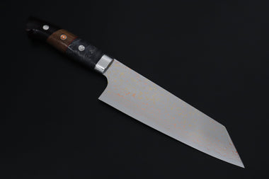 Takeshi Saji Bunka Takeshi Saji SUMMIT ― Limited Edition Custom Series SMT-1211 VG-10W磨 Multi-Colored Golden-Rainbow Damascus Bunka 175mm (6.8 Inch)