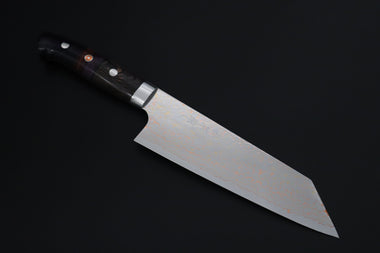 Takeshi Saji Bunka Takeshi Saji SUMMIT ― Limited Edition Custom Series SMT-1212 VG-10W磨 Multi-Colored Golden-Rainbow Damascus Bunka 175mm (6.8 Inch)