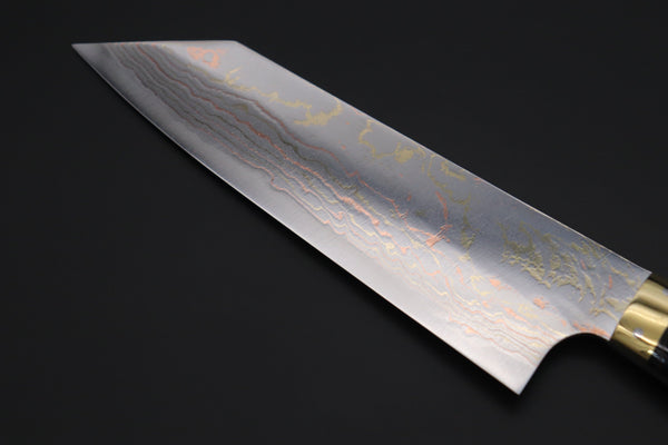 Takeshi Saji Bunka Takeshi Saji SUMMIT ― Limited Edition Custom Series SMT-825 Blue Steel No.2 Rainbow Damascus Bunka 180mm (7 inch)