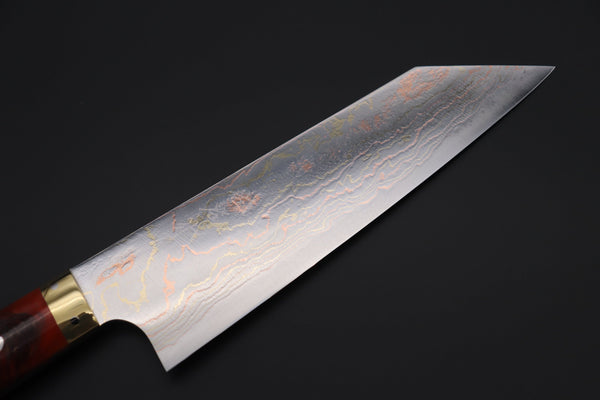 Takeshi Saji Bunka Takeshi Saji SUMMIT ― Limited Edition Custom Series SMT-826 Blue Steel No.2 Rainbow Damascus Bunka 180mm (7 inch)