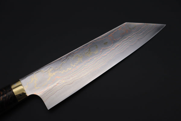 Takeshi Saji Bunka Takeshi Saji SUMMIT ― Limited Edition Custom Series SMT-828 Blue Steel No.2 Rainbow Damascus Bunka 180mm (7 inch)