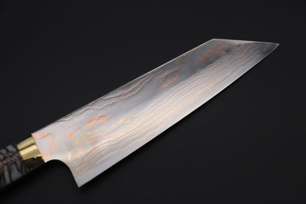 Takeshi Saji Bunka Takeshi Saji SUMMIT ― Limited Edition Custom Series SMT-829 Blue Steel No.2 Rainbow Damascus Bunka 180mm (7 inch)