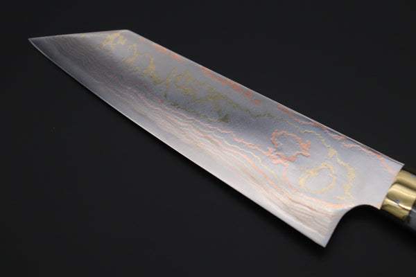 Takeshi Saji Bunka Takeshi Saji SUMMIT ― Limited Edition Custom Series SMT-829 Blue Steel No.2 Rainbow Damascus Bunka 180mm (7 inch)