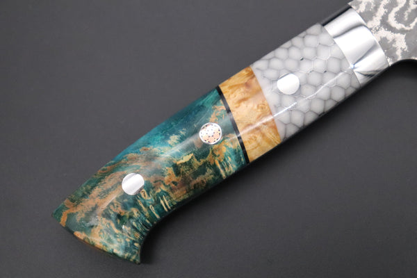 Takeshi Saji Bunka Takeshi Saji SUMMIT ― Limited Edition Custom Series SMT-859 R-2 Custom Damascus Bunka 175mm (6.8 Inch)