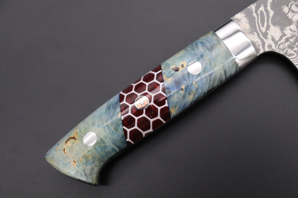 Takeshi Saji Bunka Takeshi Saji SUMMIT ― Limited Edition Custom Series SMT-860 R-2 Custom Damascus Bunka 175mm (6.8 Inch)