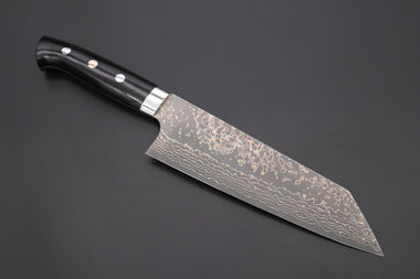 Takeshi Saji Bunka Takeshi Saji SUMMIT ― Limited Edition Custom Series SMT-915 VG-10W Multi-Colored Golden-Rainbow Damascus Bunka 175mm (6.8 Inch)