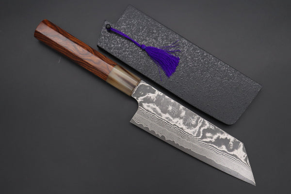 Takeshi Saji Bunka Takeshi Saji SUMMIT ― Limited Edition Custom Series VG-10 Custom Damascus Bunka 165mm (6.4 Inch, STCL-313)