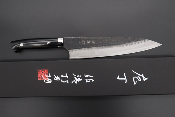 Takeshi Saji Gyuto Takeshi Saji Aogami Super Custom Series Gyuto (150mm to 270mm, 5 sizes, Linen Micarta Handle)