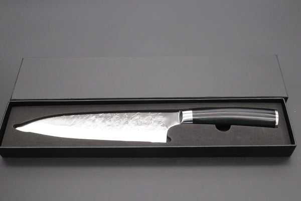 Takeshi Saji Gyuto Takeshi Saji SRS-13 "ARC" Gyuto (210mm and 240mm, 2 Sizes, Black Pakka Wood Handle)