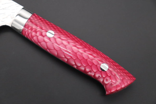 Takeshi Saji Gyuto Takeshi Saji SUMMIT ― Limited Edition Custom Series SMT-1035 STRIX SAN-MAI Custom Hammered Gyuto 210mm (8.2 Inch)