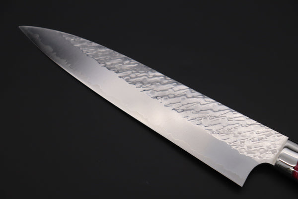 Takeshi Saji Gyuto Takeshi Saji SUMMIT ― Limited Edition Custom Series SMT-1035 STRIX SAN-MAI Custom Hammered Gyuto 210mm (8.2 Inch)