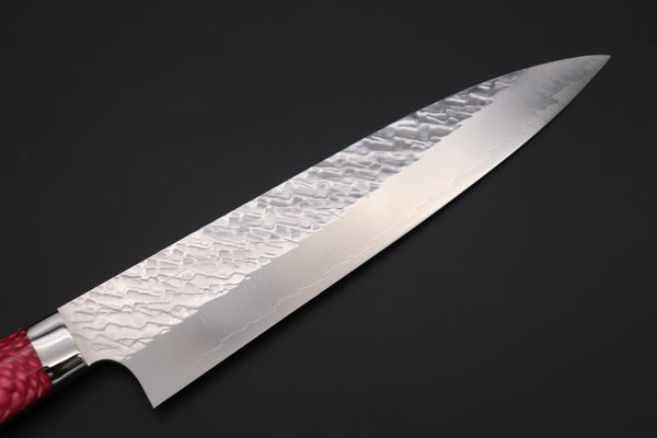 Takeshi Saji Gyuto Takeshi Saji SUMMIT ― Limited Edition Custom Series SMT-1035 STRIX SAN-MAI Custom Hammered Gyuto 210mm (8.2 Inch)