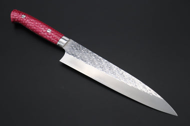 Takeshi Saji Gyuto Takeshi Saji SUMMIT ― Limited Edition Custom Series SMT-1035 STRIX SAN-MAI Custom Hammered Gyuto 210mm (8.2 Inch)