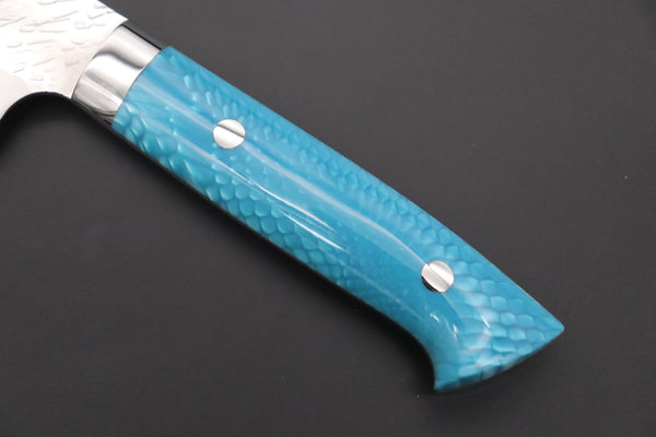 Takeshi Saji Gyuto Takeshi Saji SUMMIT ― Limited Edition Custom Series SMT-1036 STRIX SAN-MAI Custom Hammered Gyuto 210mm (8.2 Inch)