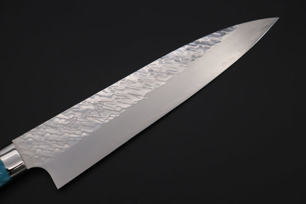 Takeshi Saji Gyuto Takeshi Saji SUMMIT ― Limited Edition Custom Series SMT-1036 STRIX SAN-MAI Custom Hammered Gyuto 210mm (8.2 Inch)