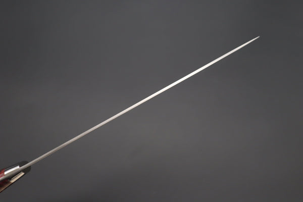 Takeshi Saji Gyuto Takeshi Saji SUMMIT ― Limited Edition Custom Series SMT-1055 VG-10W Multi-Colored Golden-Rainbow Damascus Gyuto 210mm (8.2 Inch)