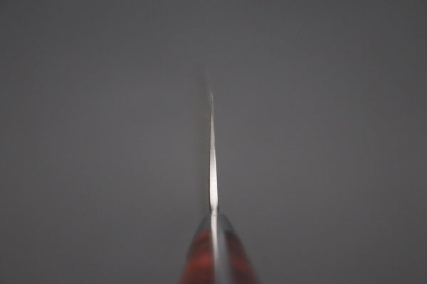 Takeshi Saji Gyuto Takeshi Saji SUMMIT ― Limited Edition Custom Series SMT-1055 VG-10W Multi-Colored Golden-Rainbow Damascus Gyuto 210mm (8.2 Inch)