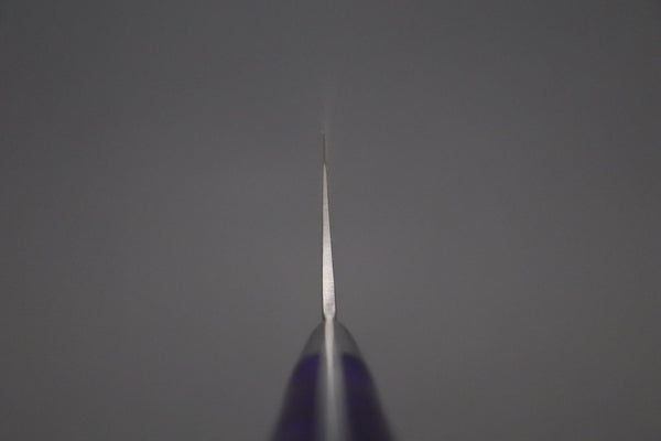 Takeshi Saji Gyuto Takeshi Saji SUMMIT ― Limited Edition Custom Series SMT-1056 VG-10W Multi-Colored Golden-Rainbow Damascus Gyuto 210mm (8.2 Inch)