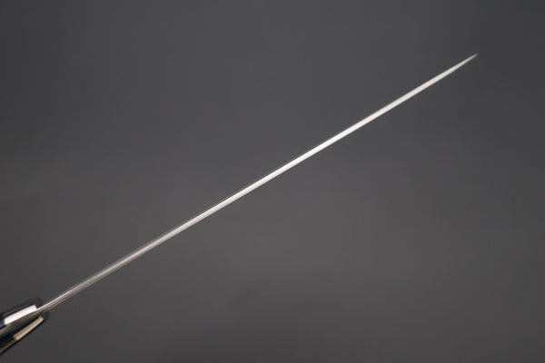 Takeshi Saji Gyuto Takeshi Saji SUMMIT ― Limited Edition Custom Series SMT-1057 VG-10W Multi-Colored Golden-Rainbow Damascus Gyuto 210mm (8.2 Inch)