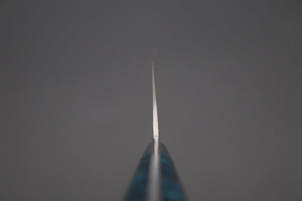 Takeshi Saji Gyuto Takeshi Saji SUMMIT ― Limited Edition Custom Series SMT-1058 VG-10W Multi-Colored Golden-Rainbow Damascus Gyuto 210mm (8.2 Inch)