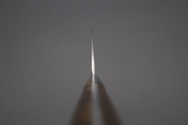 Takeshi Saji Gyuto Takeshi Saji SUMMIT ― Limited Edition Custom Series SMT-1059 VG-10W Multi-Colored Golden-Rainbow Damascus Gyuto 210mm (8.2 Inch)