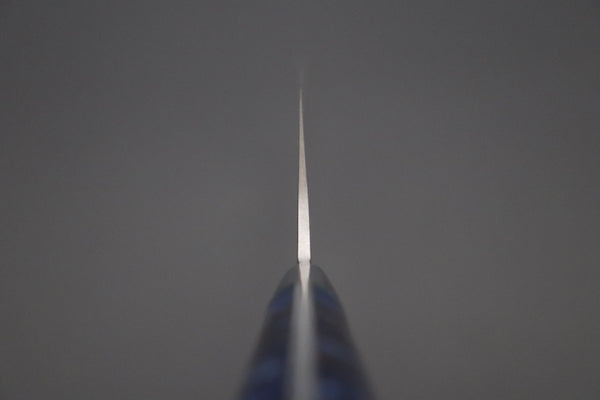 Takeshi Saji Gyuto Takeshi Saji SUMMIT ― Limited Edition Custom Series SMT-1062 VG-10W Multi-Colored Golden-Rainbow Damascus Gyuto 240mm (9.4 Inch)