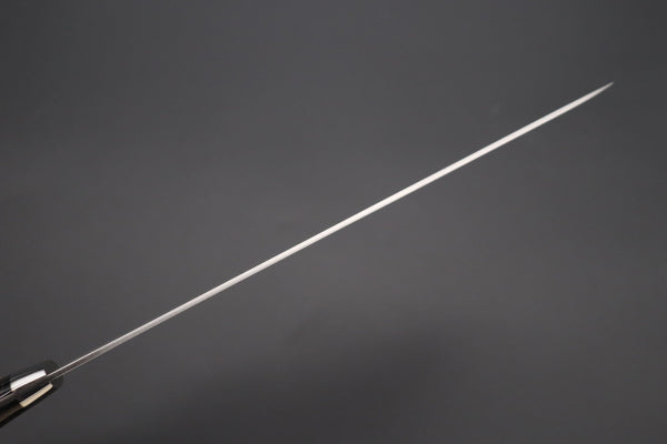 Takeshi Saji Gyuto Takeshi Saji SUMMIT ― Limited Edition Custom Series SMT-1066 VG-10W Multi-Colored Golden-Rainbow Damascus Gyuto 240mm (9.4 Inch)