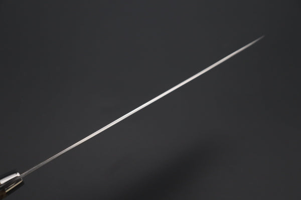 Takeshi Saji Gyuto Takeshi Saji SUMMIT ― Limited Edition Custom Series SMT-1090 VG-10W Multi-Colored Golden-Rainbow Damascus Gyuto 210mm (8.2 Inch)