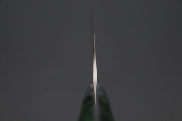 Takeshi Saji Gyuto Takeshi Saji SUMMIT ― Limited Edition Custom Series SMT-1094 VG-10W Multi-Colored Golden-Rainbow Damascus Gyuto 210mm (8.2 Inch)