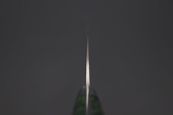 Takeshi Saji Gyuto Takeshi Saji SUMMIT ― Limited Edition Custom Series SMT-1095 VG-10W Multi-Colored Golden-Rainbow Damascus Gyuto 210mm (8.2 Inch)