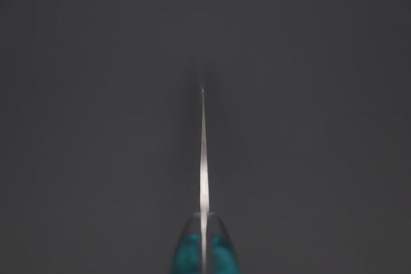 Takeshi Saji Gyuto Takeshi Saji SUMMIT ― Limited Edition Custom Series SMT-1096 VG-10W Multi-Colored Golden-Rainbow Damascus Gyuto 210mm (8.2 Inch)