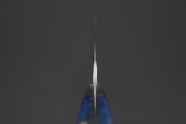 Takeshi Saji Gyuto Takeshi Saji SUMMIT ― Limited Edition Custom Series SMT-1100 VG-10W Multi-Colored Golden-Rainbow Damascus Gyuto 210mm (8.2 Inch)