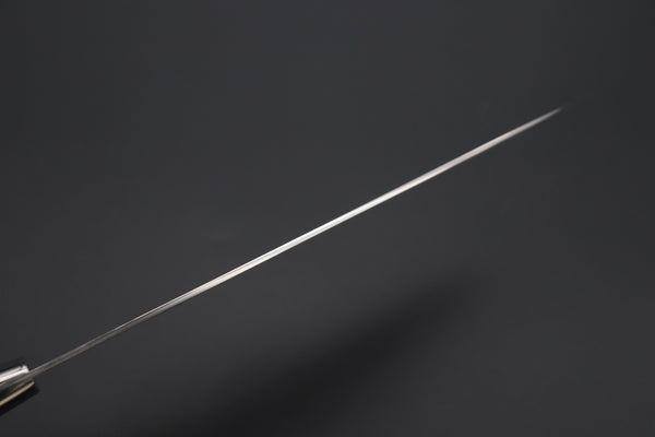 Takeshi Saji Gyuto Takeshi Saji SUMMIT ― Limited Edition Custom Series SMT-1101 VG-10W Multi-Colored Golden-Rainbow Damascus Gyuto 210mm (8.2 Inch)