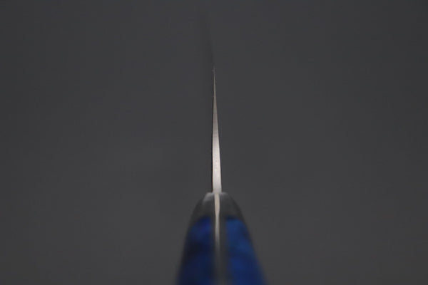 Takeshi Saji Gyuto Takeshi Saji SUMMIT ― Limited Edition Custom Series SMT-1101 VG-10W Multi-Colored Golden-Rainbow Damascus Gyuto 210mm (8.2 Inch)